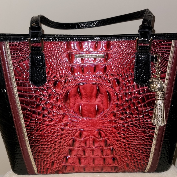 Brahmin Medium Asher Rose Larkspur - Picture 1 of 7